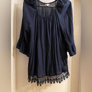 Westport navy blouse